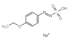 Sulfamic acid,N-[(4-ethoxyphenyl)imino]-, sodium salt (1:1)结构式