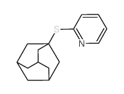 2-(1-adamantylsulfanyl)pyridine结构式