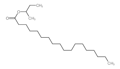 Octadecanoic acid,1-methylpropyl ester structure