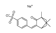 sodium salt of 4-(4,7,7-trimethyl-3-oxobicyclo[2.2.1]hept-2-ylidenemethyl)benzenesulfonic acid Structure