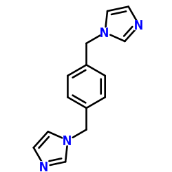 1,4-双(咪唑-L-甲基)甲苯结构式