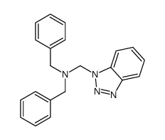 N-((1H-benzo[d][1,2,3]triazol-1-yl)Methyl)-N-benzyl-1-phenylmethanamine Structure