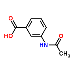 3-乙酰胺基苯甲酸结构式