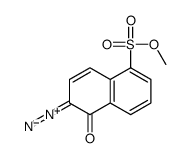 methyl 6-diazo-5,6-dihydro-5-oxonaphthalene-1-sulphonate Structure