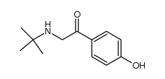 2-tert-butylamino-1-(4-hydroxy-phenyl)-ethanone Structure