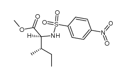 N-Nosyl-L-isoleucine methyl ester结构式