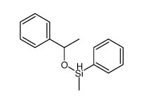 methyl-phenyl-(1-phenylethoxy)silane结构式