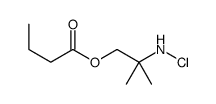 [2-(chloroamino)-2-methylpropyl] butanoate Structure