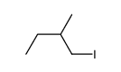 1-Iodo-2-methylbutane (stabilized with Copper chip) Structure