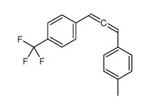 1-methyl-4-[3-[4-(trifluoromethyl)phenyl]propa-1,2-dienyl]benzene Structure