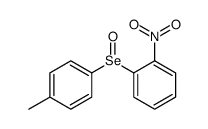 1-(4-methylphenyl)seleninyl-2-nitrobenzene结构式