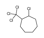 1-chloro-2-(trichloromethyl)cycloheptane Structure