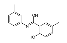 2-hydroxy-5-methyl-N-(3-methylphenyl)benzamide结构式