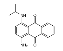 1-amino-4-[(1-methylethyl)amino]anthraquinone Structure