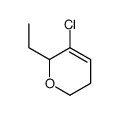 5-chloro-6-ethyl-3,6-dihydro-2H-pyran结构式