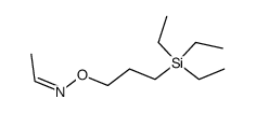 Acetaldehyde O-(3-triethylsilanyl-propyl)-oxime结构式