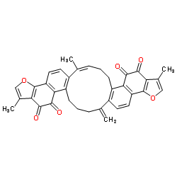 甘西鼠尾新酮A结构式