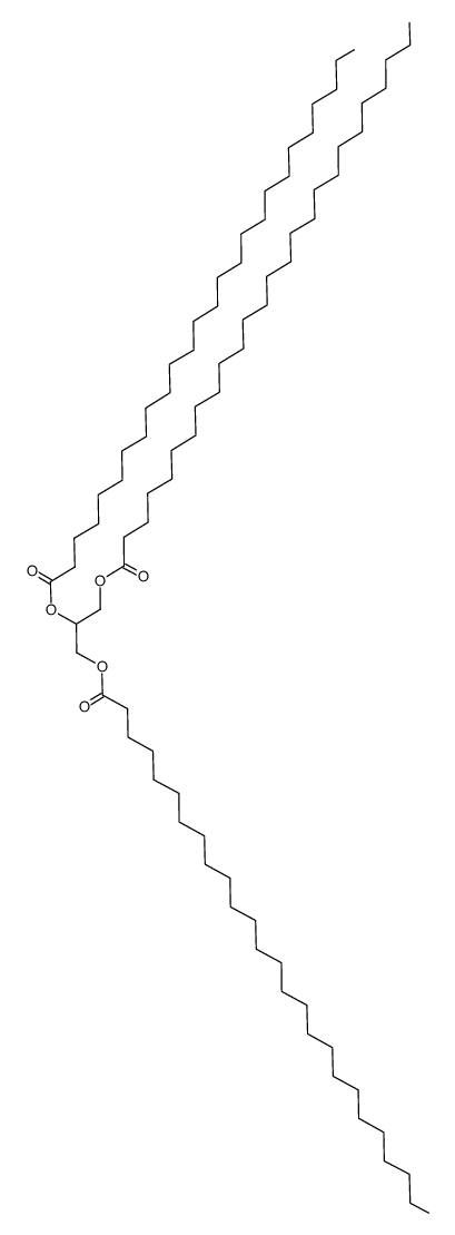 1,2,3-tris-hexacosanoyloxy-propane结构式