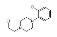 1-(2-chloroethyl)-4-(2-chlorophenyl)piperazine Structure