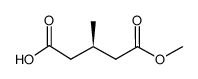 (R)-(+)-3-甲基戊二酸甲酯结构式