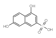 4,7-dihydroxynaphthalene-2-sulphonic acid结构式