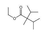 ethyl 2,3-dimethyl-2-propan-2-ylbutanoate结构式