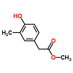 Methyl (4-hydroxy-3-methylphenyl)acetate Structure