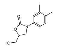 3-(3,4-dimethylphenyl)-5-(hydroxymethyl)-1,3-oxazolidin-2-one结构式