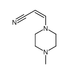 2-Propenenitrile,3-(4-methyl-1-piperazinyl)-,(E)-(9CI) Structure