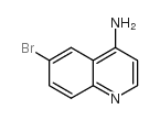 4-氨基-6-溴喹啉结构式