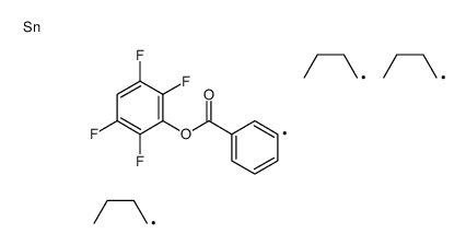 (2,3,5,6-tetrafluorophenyl) 3-tributylstannylbenzoate Structure