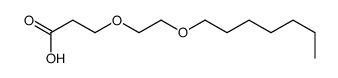 3-(2-heptoxyethoxy)propanoic acid结构式