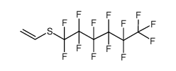 vinyl tridecafluorohexyl sulfide Structure