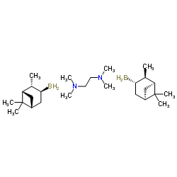 (+)-异松蒎基硼烷TMEDA复合物结构式