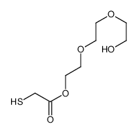 2-[2-(2-hydroxyethoxy)ethoxy]ethyl 2-sulfanylacetate结构式