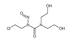 1-(2-chloroethyl)-3,3-bis(2-hydroxyethyl)-1-nitrosourea Structure