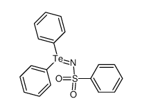 N-(diphenyl-l4-tellanylidene)benzenesulfonamide结构式