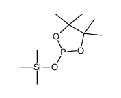 4,4,5,5-TETRAMETHYL-2-TRIMETHYLSILOXY-[1,3,2]-DIOXAPHOSPHOLANE Structure