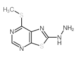 Thiazolo[5,4-d]pyrimidine,2-hydrazinyl-7-(methylthio)- Structure
