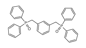 1,3-bis(diphenylphosphinomethyl)benzene P,P'-dioxide Structure