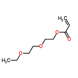 2-(2-ethoxyethoxy)ethyl prop-2-enoate structure