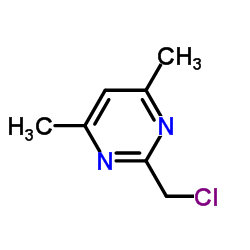 2-(Chloromethyl)-4,6-dimethylpyrimidine Structure