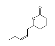 5,6-Dihydro-6-[(Z)-2-pentenyl]-2H-pyran-2-one结构式