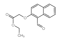 2-[(1-甲酰基-2-萘)氧基]乙酸乙酯结构式