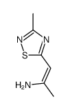 1-(3-methyl-1,2,4-thiadiazol-5-yl)prop-1-en-2-amine结构式