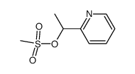 1-(pyridin-2-yl)ethyl methanesulfonate结构式