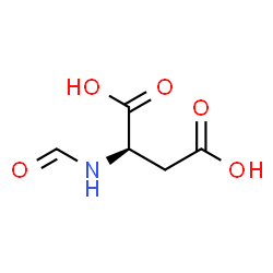 D-Aspartic acid, N-formyl- (9CI)结构式
