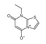 anhydro(8-ethyl-5-hydroxy-7-oxothiazolo[3,2-a]pyrimidinium hydroxide) Structure