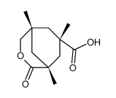 cis,cis-1,3,5-trimethyl-1-(hydroxymethyl)cyclohexane-3,5-dicarboxylic acid lactone Structure