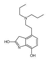 4-[2-(dipropylamino)ethyl]-7-hydroxy-1,3-dihydroindol-2-one结构式